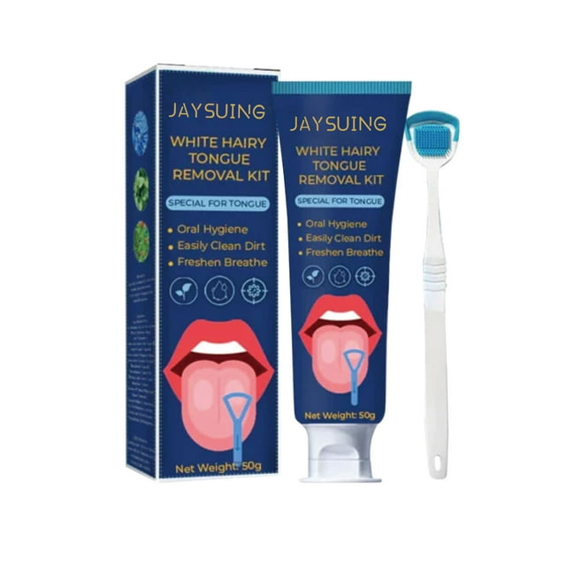 Gel limpiador de lengua, kit de cepillo limpiador de lengua, desodorante bucal, eliminador de olores, pasta de dientes