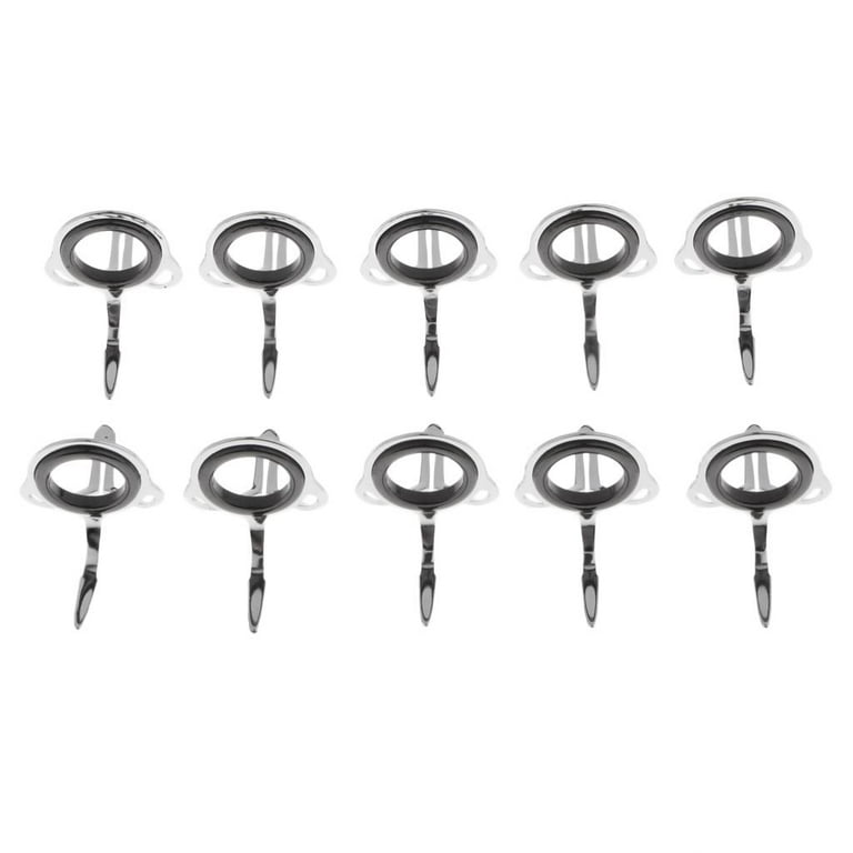 10pcs Fishing Rod Guide Eyes Ceramic for Saltwater Casting Rods