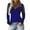 zb-Blue, variant on Hvyesh Womens Strappy Cold Shoulder Tops Casual Rhinestone Cut Out T Shirts Long Sleeve Crewneck Sparkle Blouse