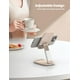 thumbnail image 2 of Soporte para teléfono Lamicall Khaki Desk Accessories para iPhone de 4 a 8 pulgadas, 2 of 7