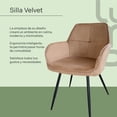 thumbnail image 2 of Set de 2 Sillas Terciopelo con Descansa Brazos para Comedor cafe, 2 of 7