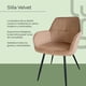 thumbnail image 2 of Set de 2 Sillas Terciopelo con Descansa Brazos para Comedor cafe, 2 of 7