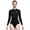 Black, variant on GKV Women’s 2mm Thermal One-Piece Long Sleeve Bikini Cut Wetsuit – Cold Resistant for Snorkeling & Surfing