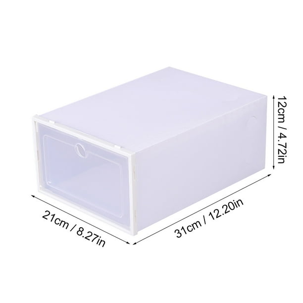 Storage Foldable Clear Shoes Storage Box Plastic Stackable Shoe