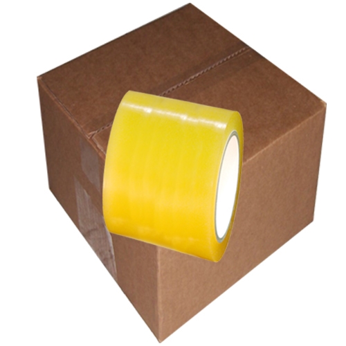 Clear Vinyl Tape 3 inch x 36 yd. Roll 16 Roll Case