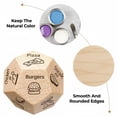 thumbnail image 2 of HUJHKIO Date Night Dice Decision Maker, Fun Food Choice Game for Couples, Easter Basket Stuffers for Adults Men Teens, Anniversary Gifts for Men Women, Birthday Gifts for Husband Dad, 2 PCS, 2 of 5