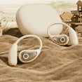 thumbnail image 3 of Leather-Textured AI Translation Earbuds | Open-Ear, Wireless Bluetooth 5.4, 3 of 8