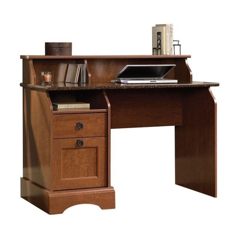 Sauder Graham Hill Writing Desk Autumn Maple Finish Walmart Com