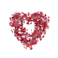 thumbnail image 2 of Valentines Day Wreath for Front Door Valentines Tinsel Garland Wreath Shiny Metallic Foil Twist Garland Wreath Heart Shape Wreaths with Love Heart Valentine's Day Wedding Door Wall Window Decor, 2 of 6
