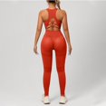 thumbnail image 4 of Yoga Pants JIANLAI Seamless High Waist Yoga Leggings Ribbed Knit Full Length Workout Pants Soft Stretch Athletic Trousers for Gym Fitness Running Daily Casual Wear, 4 of 7