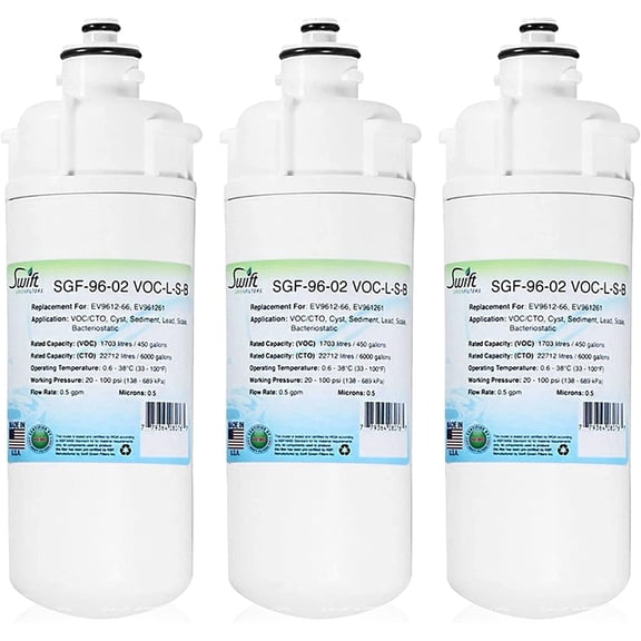 Swift Green Filters SGF-96-02 VOC-L-S-B Compatible Commercial Water Filter for EV9612-66, EV961261.