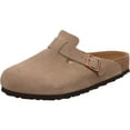 thumbnail image 2 of BIRKENSTOCK Boston Suede Leather Softfootbed Velours Taupe Mens Clogs (Numeric_10), 2 of 5