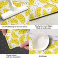 thumbnail image 3 of Yellow Lemon Fruit Slices White Pattern Kitchen Rug Mat,Kitchen Runner Rugs Non Skid Washable,Decorative Kitchen Floor Mats for Kitchen,Sink,Laundry,17"X47", 3 of 5