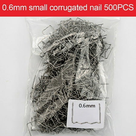 

500PCS 0.6/0.8mm Hot Stapler Staples for Car Bumper Plastic Welder Repair Kit