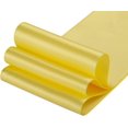 thumbnail image 3 of GFDYREE 4" Inch Double Faced Satin Ribbon Lemon Solid Polyester Craft Ribbon - 25 Yards Perfect for Gift Wrapping, Crafts, Wreath, Wedding Party Ceremony Decoration, Floral Arrangement, Sewi, 3 of 7