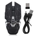 thumbnail image 3 of Ratón inalámbrico recargable NikouMX para juegos X13 con iluminación, 3 of 8