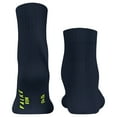 thumbnail image 3 of Falke Unisex Socks - Short Socks, Cotton Blend, Run Rib, Cuff, Solid Color Dark Blue 42-43, 3 of 6