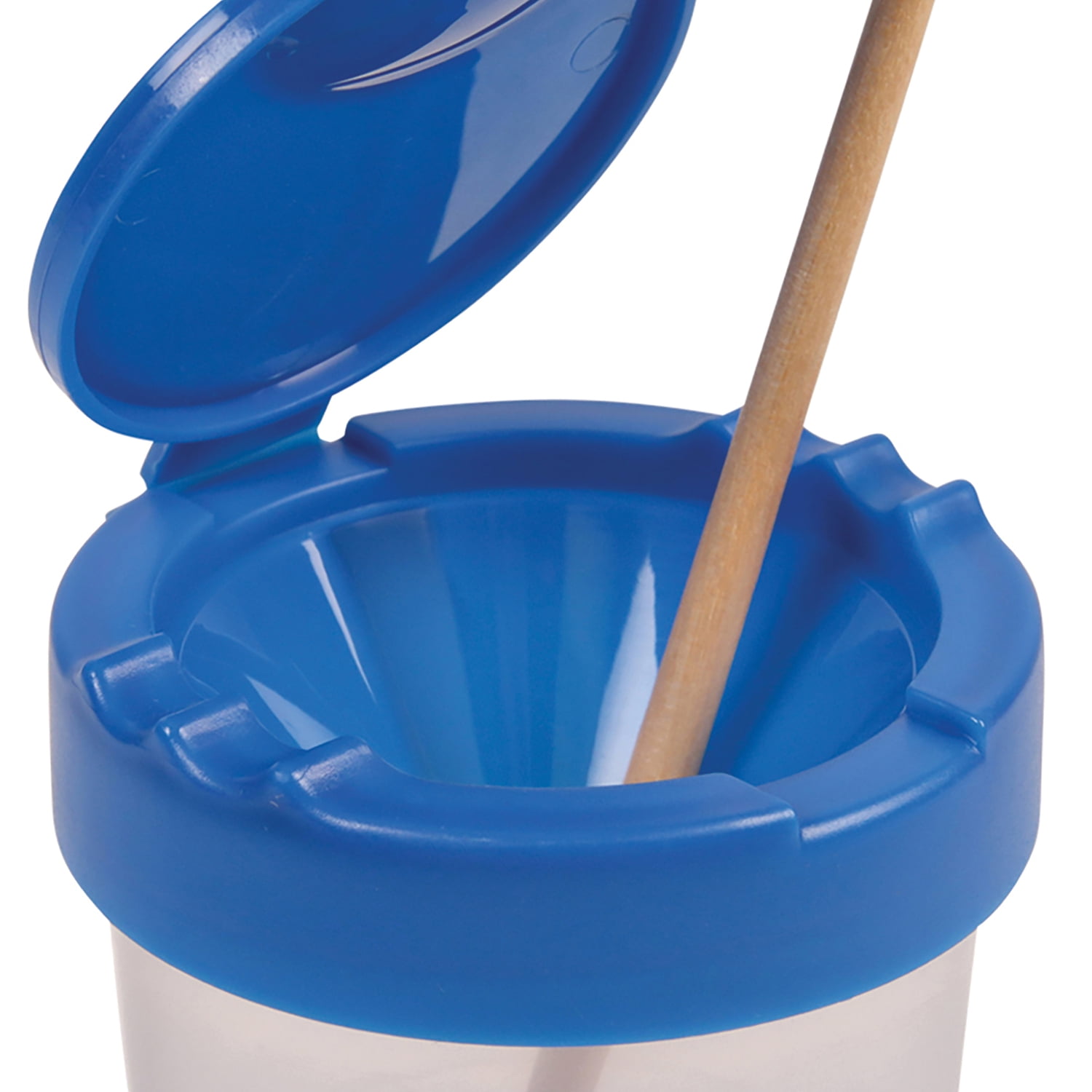 Antimicrobial No Spill Paint Cup, 3.46 w x 3.93 h, Blue  Emergent Safety  Supply: PPE, Work Gloves, Clothing, Glasses