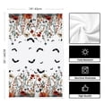 thumbnail image 4 of Sm:)e Ghost Pumpkins Bats Floral Spooky Halloween Kitchen Towels Dish Towels, 18x26 Inch Jack-O'-Lantern Decoration Hand Towels Set of 2, 4 of 6