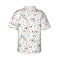 thumbnail image 4 of Xecao Cute Koala print Hawaiian shirt - a stylish short-sleeve button-down for men, perfect for casual beach and tropical outings., 4 of 9
