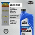 thumbnail image 5 of Super Tech Advanced High Mileage Full Synthetic SAE 5W-30 Motor Oil, 1 Quart, 5 of 10
