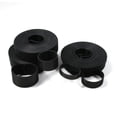 thumbnail image 2 of 5m/roll Cable Ties Reusable Loop Bundle Self Adhesive Black Nylon Strap Organizer Clip Wire Holder Management Fastening Tape width 10mm 15 rolls, 2 of 5