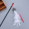 thumbnail image 4 of Cat Teaser Toy Artificial Funny Cat Feather Toy Cat Interactive Toy, 4 of 8