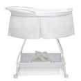 thumbnail image 4 of Delta Children Deluxe Soothing Dreams Bassinet, Grey Lattice, 4 of 8