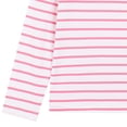 thumbnail image 4 of Kids Striped Long Sleeve Tee Crew Neck Soft Pullover, Boys Girls Heart Embroidery Relaxed Fit Shirt for Fall Casual School Daily Wear 7-8Y, 4 of 6