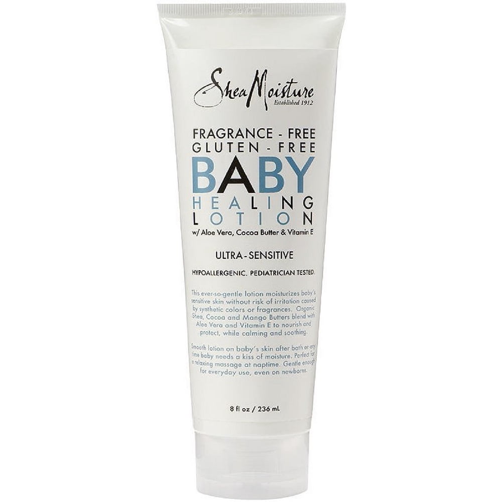 Shea Moisture Baby Healing UltraSensitive Lotion, Fragrance Free 8 oz