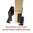 thumbnail image 4 of Sturdy Adjustable Deck Post Anchors for Patios and Balconies Daily Use, 4 of 17