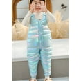 thumbnail image 4 of Vedolay Girls Jumpsuit Cute Baby Girl Boys Jumpsuit Long Sleeve Autumn Infantet Light Blue,100, 4 of 5