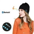 thumbnail image 3 of ZOELNIC Bluetooth Music Hat Soft Acrylic Beanie with Built-in Microphone and USB Charging, 3 of 9