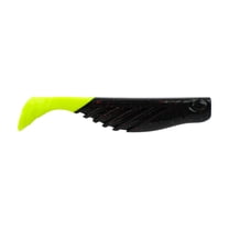 Berkley Gulp!® Saltwater Ripple Mullet, 3 in, Morning Glory/Chartreuse