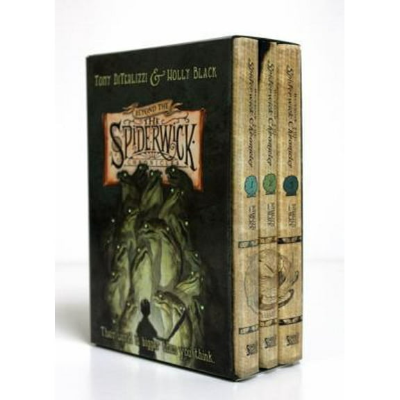 Pre-Owned Beyond the Spiderwick Chronicles Boxed Set: The Nixie's Song/A Giant Problem/The Wyrm King (Hardcover) 1416990119 9781416990116