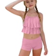 thumbnail image 1 of Niñas Trajes de Baño de Dos Piezas Tamaño 10-12 Verano Weiyi Impresión Traje de Baño de Playa con Estampados Florales Set de Dos Piezas Shorts, 1 of 9