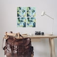 thumbnail image 2 of Stupell Industries Blue Green Paint Strokes Abstract Painting Unframed Art Print Wall Art, 11 x 14, Set of 4, 2 of 7