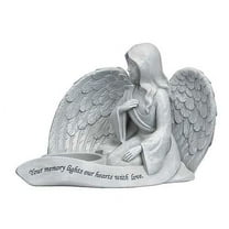 Roman Memorial Angel Figurine, 5.5-inch Height, Tabletop Decoration