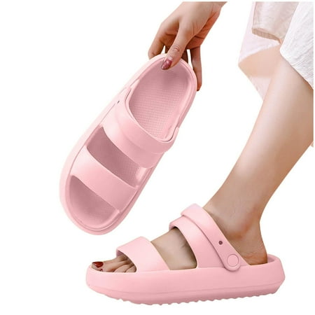 

Women Anti-Slip Sandals Open Toe Summer Slippers Casual Beach Shoes