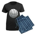 thumbnail image 5 of CafePress - Volleyball Gifts Pajamas - Women's Short Sleeve Print T-Shirt and Pants Dark Cotton Pajama Set, 5 of 7