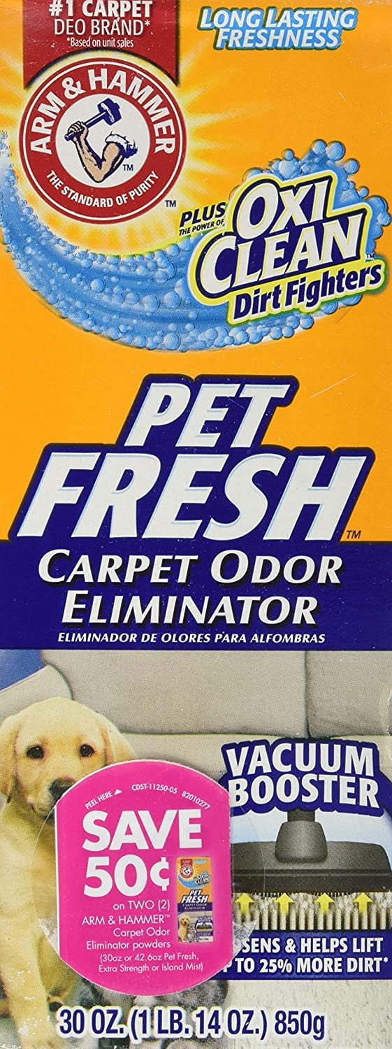 Arm and Hammer Pet Fresh Carpet Odor Eliminator Plus Oxi Clean Dirt