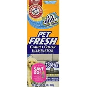 Arm and Hammer Pet Fresh Carpet Odor Eliminator Plus Oxi Clean Dirt Fighters, 30 ounce Pack of 2, 60 ounce Total