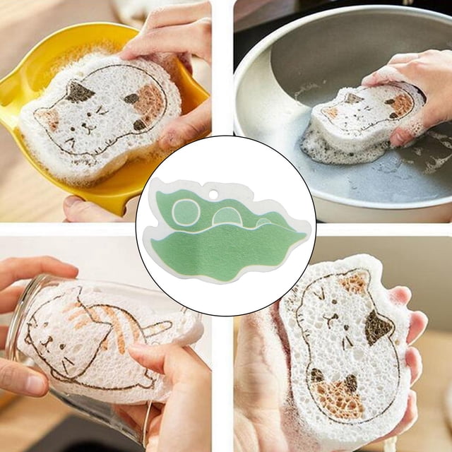 Esponja de limpieza multiusos perfecl con cuerda colgante Guisantes