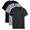 Blk/Lt Steel/Charcoal Htr, variant on Men's Beefy-T Unisex Heavyweight Cotton T-Shirt, Sizes S-6XL