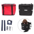 thumbnail image 3 of Detachable Bicycle Front Basket With Hand Strap Handlebar Bag For Pet Carrier Red Shenzhuyue, 3 of 10