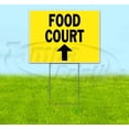 thumbnail image 1 of Food Court 2 Up (18" x 24") Yard Sign, Includes Metal Step Stake, 1 of 6