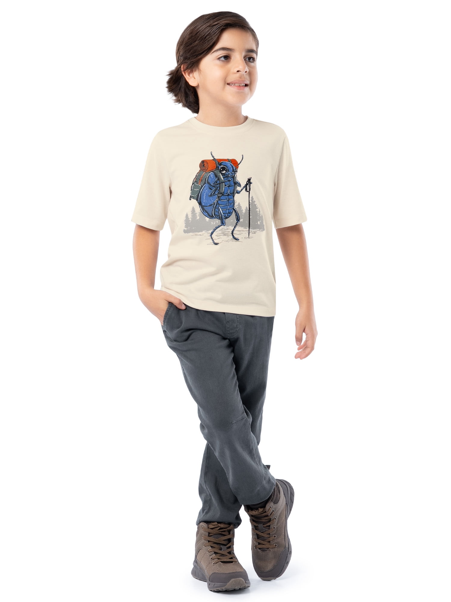 Ozark Trail Boy's Graphic Short Sleeve T-Shirt, Sizes 4-18