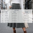 thumbnail image 6 of yillto Womens Corduroy Skirts Pleated High Waist Flowy Loose Fall Winter Long Skirt with Pockets S-XXXL, 6 of 7
