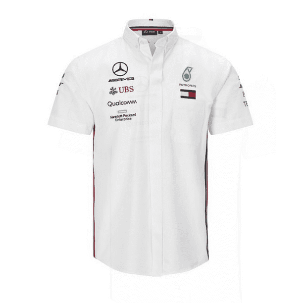 Mercedes Benz Amg Petronas F1 2020 Men's Team Shirt White Size: L ...