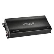 VEVOR Car Audio Amplifier, 5-Channel Bridgeable Car Amplifier, Multichannel Class D Stereo Amp, Max. 4 x 100W at 4 Ohms / 4 x 200W at 2 Ohms + 1 x 1000W at 2 Ohms / 1 x 500W at 4 Ohms, for Vehicles